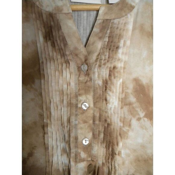 Chico's Watercolor Boho Tunic Blouse M - Picture 4 of 8